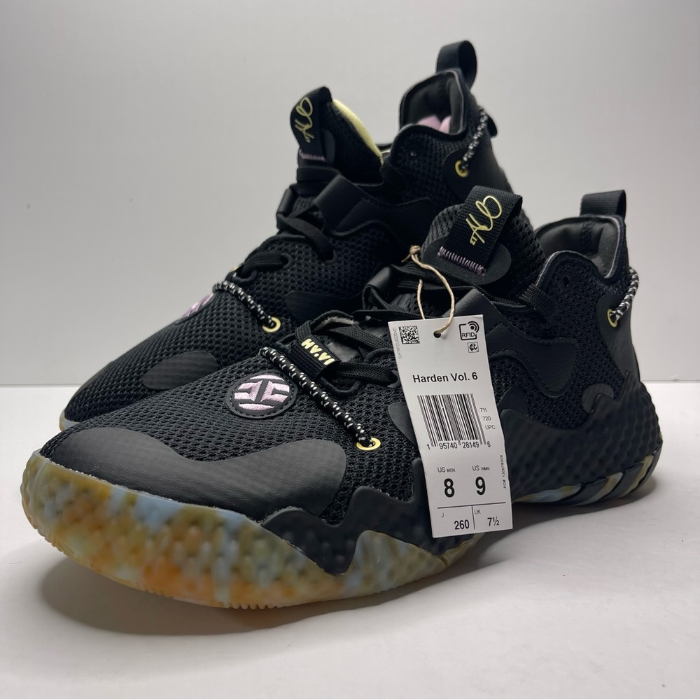 adidas Harden Vol. 6 ‘Black Marbled’ New with tags no box mens m 8/w 9